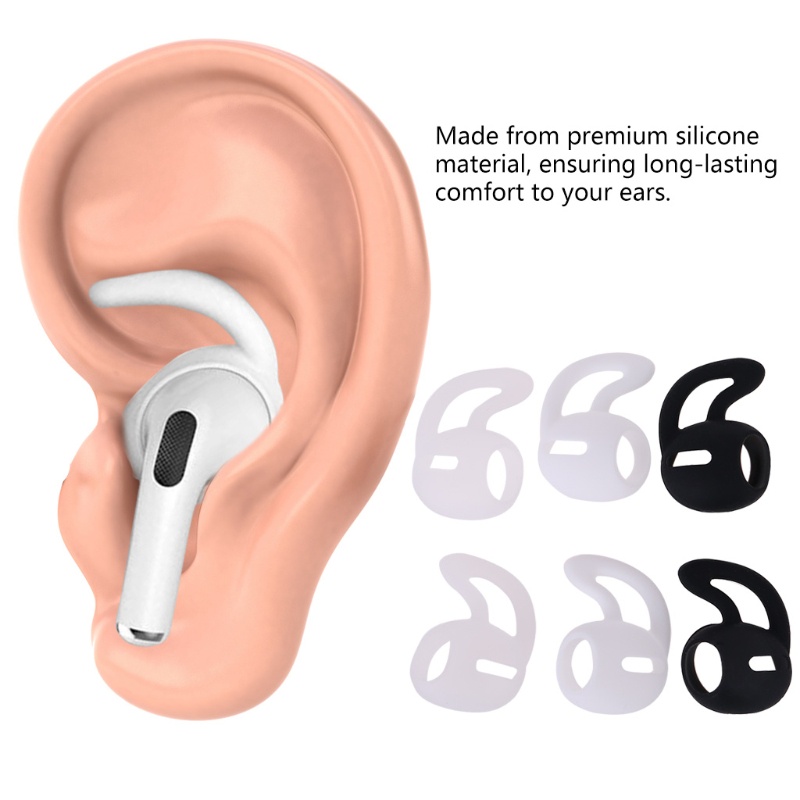 Bt Earbud Lembut Desain Ergonomis Cocok Dengan Terusan Telinga Untuk Headphone Air Pods