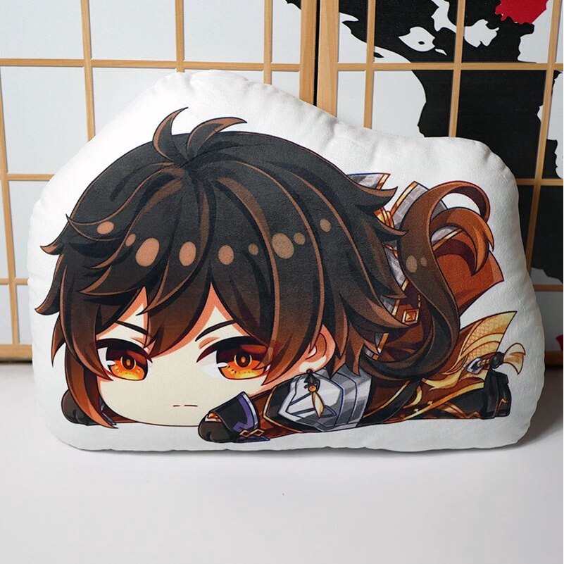 Zhongli Morax Genshin Impact Plush Double Side 40cm Custom Print