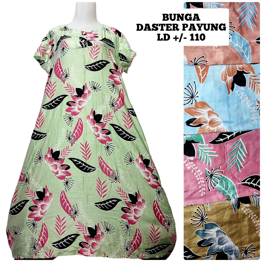 Daster Payung Busui Adem (bs Plh Motif) Dress Ibu Wanita Ecer Grosir Jumbo bayar ditempat murah klok-5