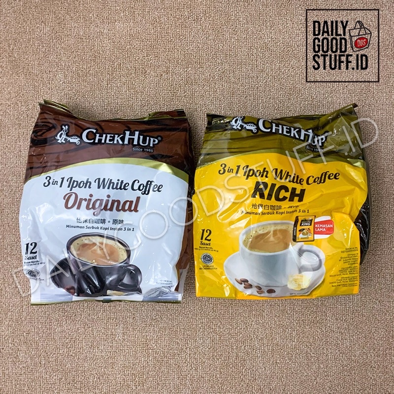 

Chek Hup 3-in-1 Ipoh White Coffee Rich / Original - 12 sachets