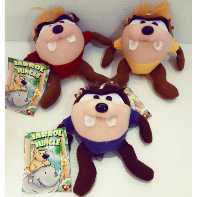 Boneka Tazmania Baby 3 Warna 10 Cm