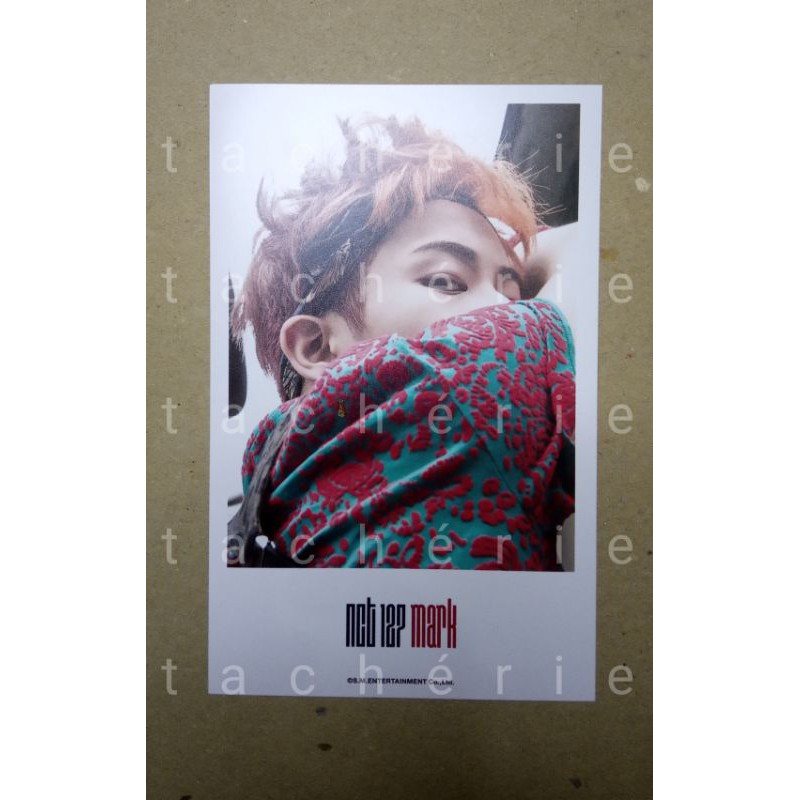 NCT 127 Mark Fire Truck Photo set