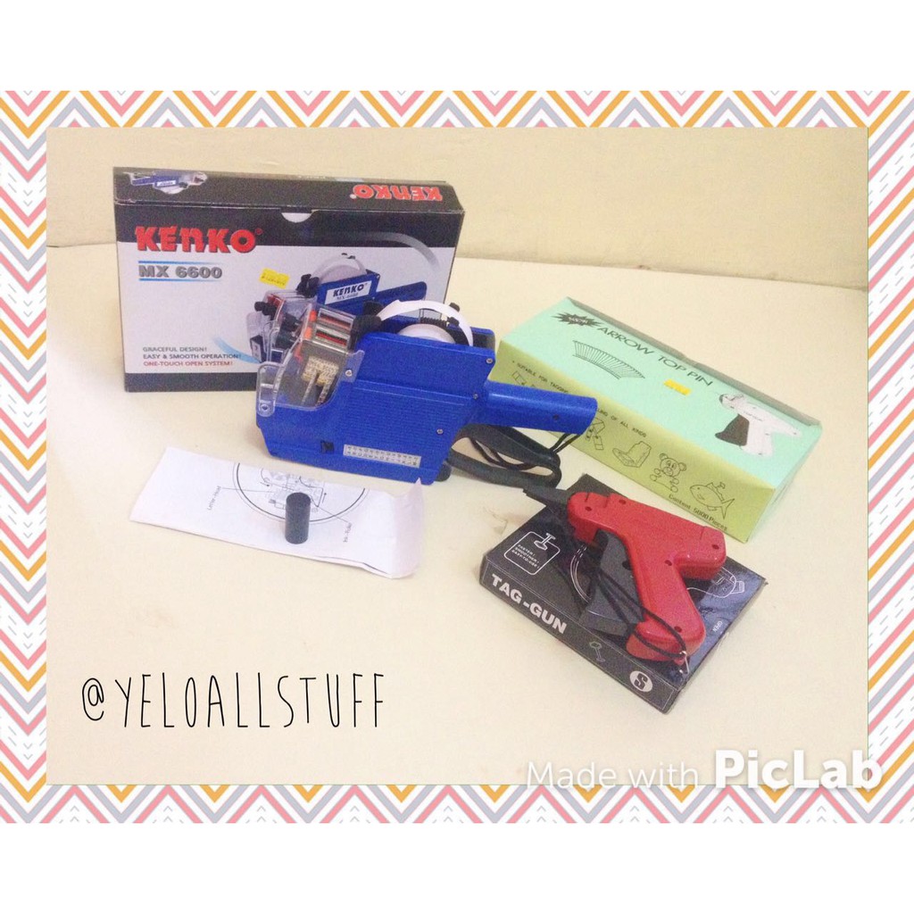 

Paket Bundling Price Labeller Kenko MX6600 & Tag Gun