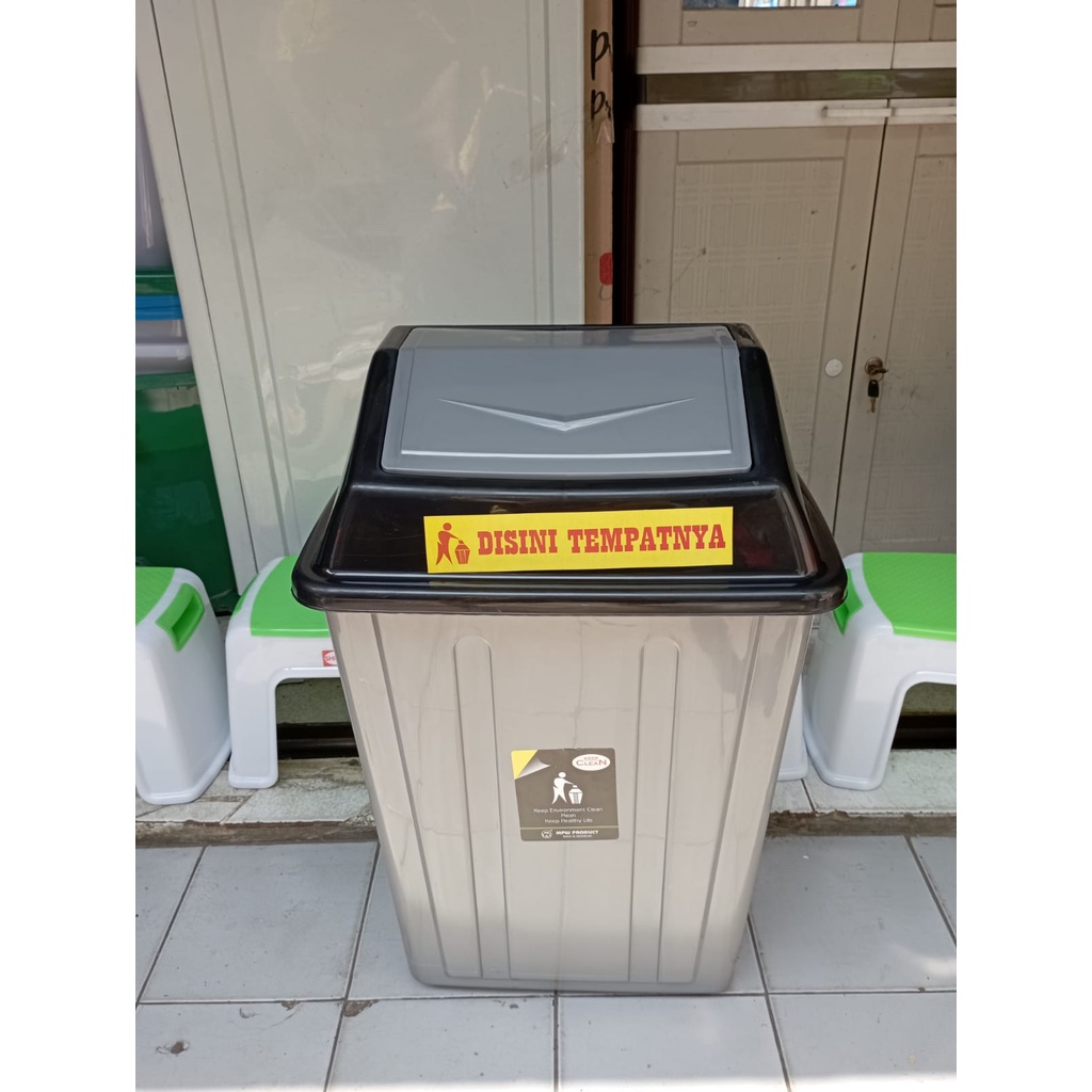 MPW TEMPAT SAMPAH SILVER METALIK 5-10-15-20-42-55-65-100L MPW