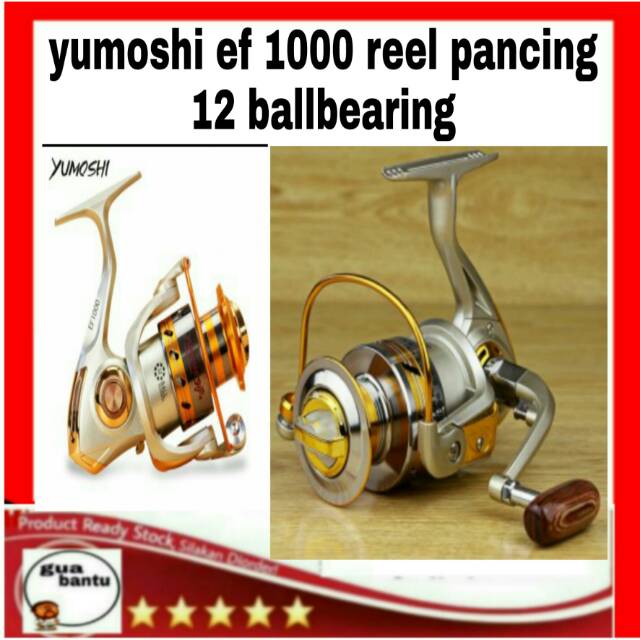 Reel pancing 1000 12 ballbearing reel pancing harian reel pancing galatsms