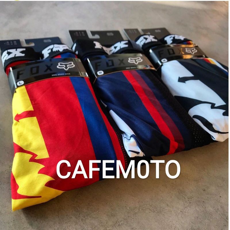 Knee Brace Sock MX dirtbike MTB Smooth Kaos Kaki sepeda Panjang paha lutut