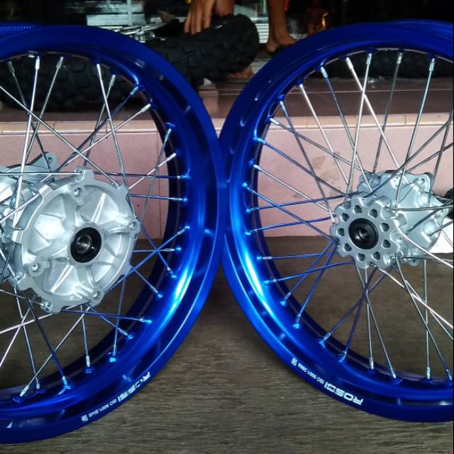 TERMURAH RODA SUPERMOTO VELG VELAH PELEK SUPERMOTO HONDA CRF