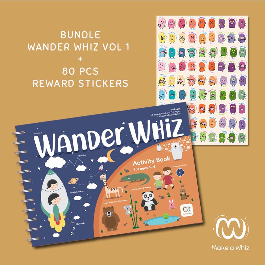 

Bundling Pack: Wander Whiz Vol.1.0 & Reward Sticker (80 Pcs)