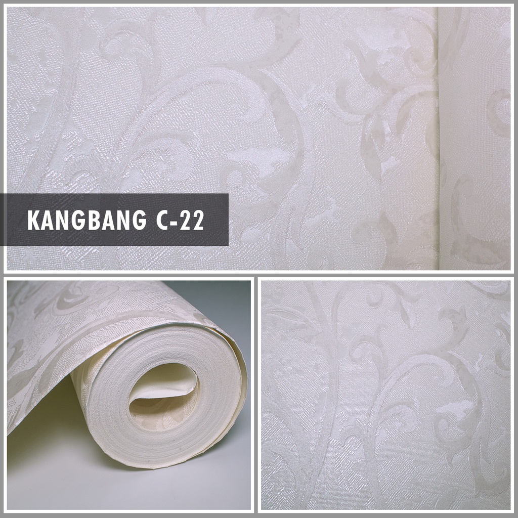 Wallpaper Dinding bahan Vinyl Premium Kode C17-C24//UKURAN 53CM X 10M //Fabelio Wallpaper//Murah Meriah