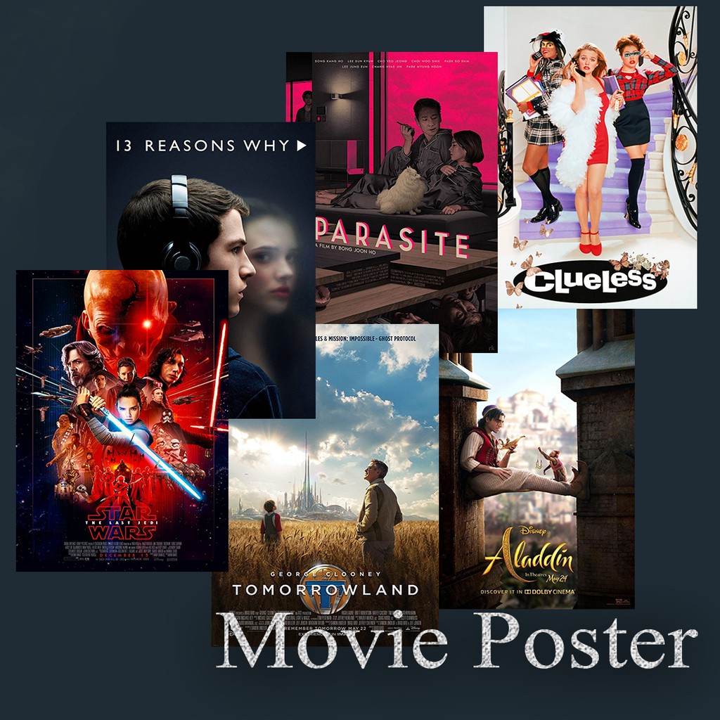 

POSTER AESTHETIC MOVIE/FILM UKURAN A5 ART PAPER (TEBAL) AUTAG3