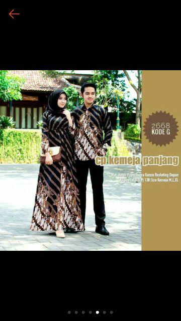 Couple Gamis Couple Gamis Couple Batik Gamis Couple