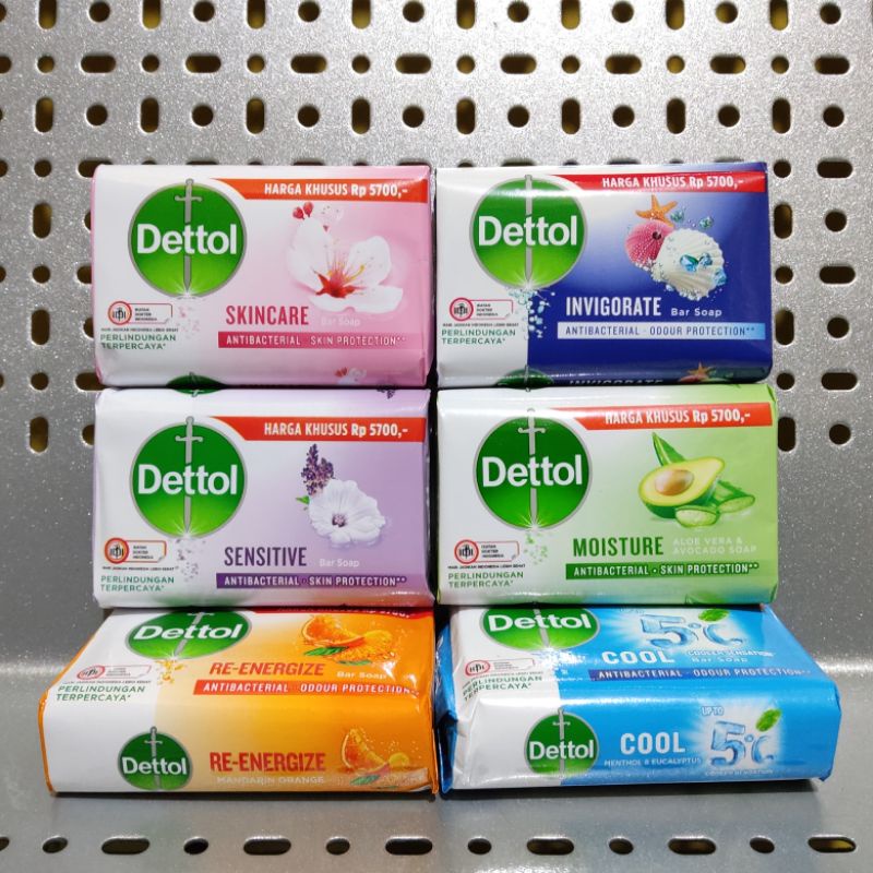 Dettol batang 100g Isi 3 / Sabun batang dettol /dettol 100g isi 3 / Sabun dettol