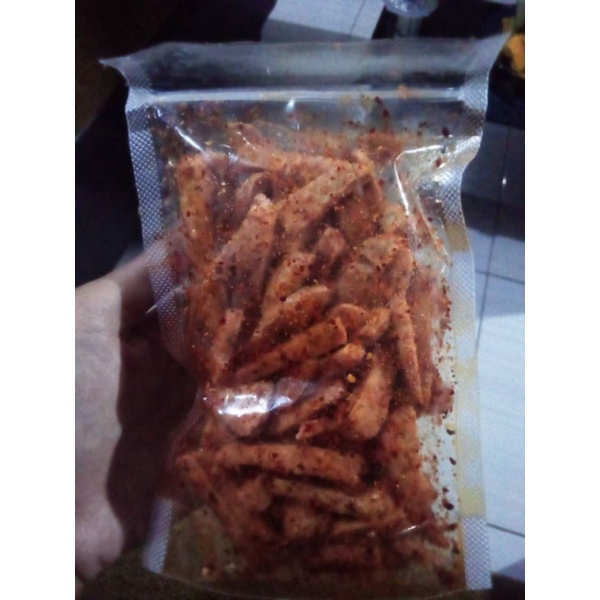 

BASRENG 100grm Baso goreng pedas ekstra daun jeruk