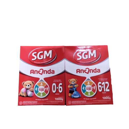 Susu Sgm Ananda 1 (osd6) Bln 1000 gr / Susu Formula / Susu Anak / Susu Bayi