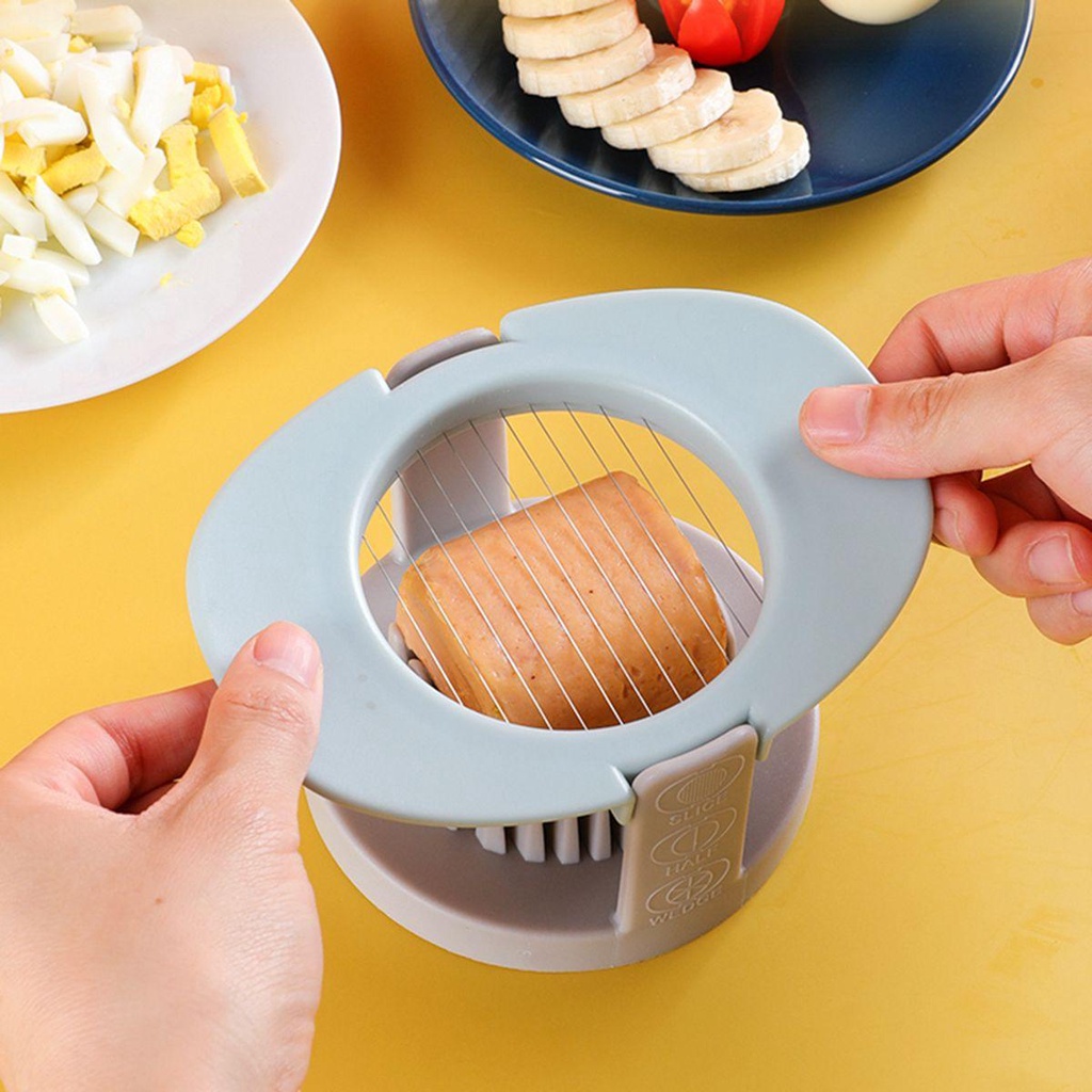 [Elegan] Egg Slicer Masak Plastik Telur Rebus Keras Baking Pemisah Kuning