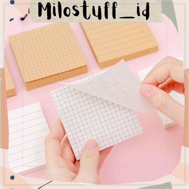 

[MILOSTUFF_ID] Memo Blank Kraft Basic Vintage Simple