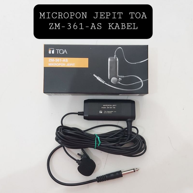 TOA Mic Jepit ZM-361-AS Original ZM361