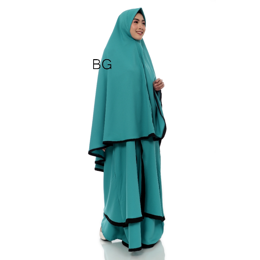 [COD] 2 Layer Set Gamis Ns FC Najibah Gamis Syar'i asdf Abu Muslim Modis Modern