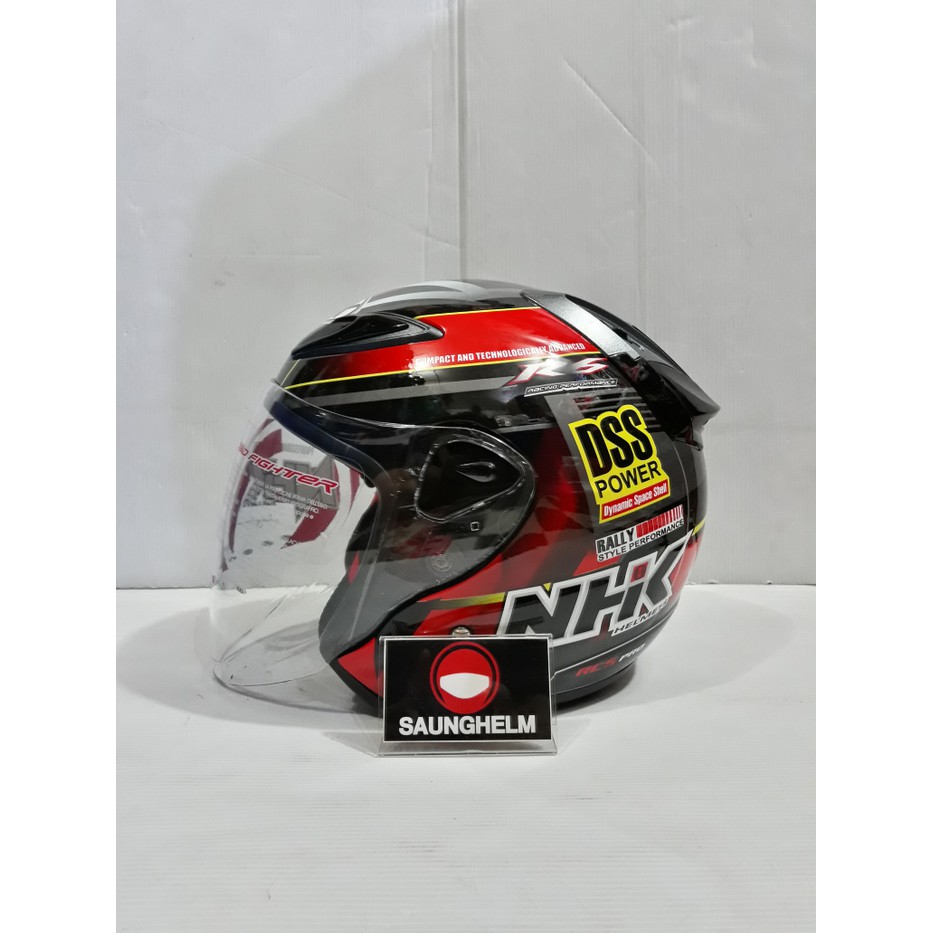 Excelent HELM NHK R6 RALLY BLACK RED