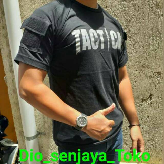 Kaos tactical lengan pendek