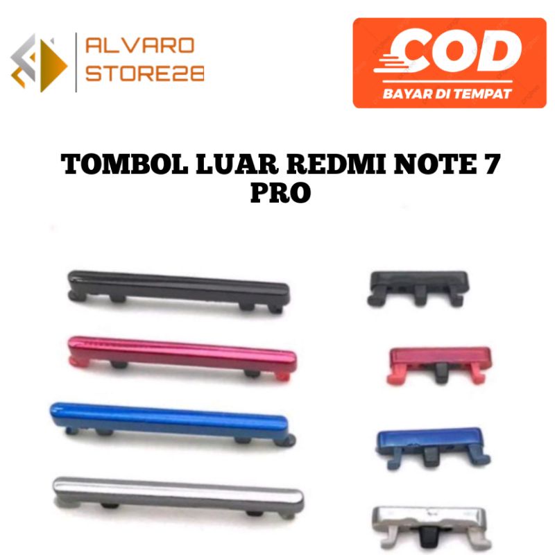 TOMBOL LUAR ON/OFF &amp; VOLUME REDMI NOTE 7 / NOTE 7 PRO