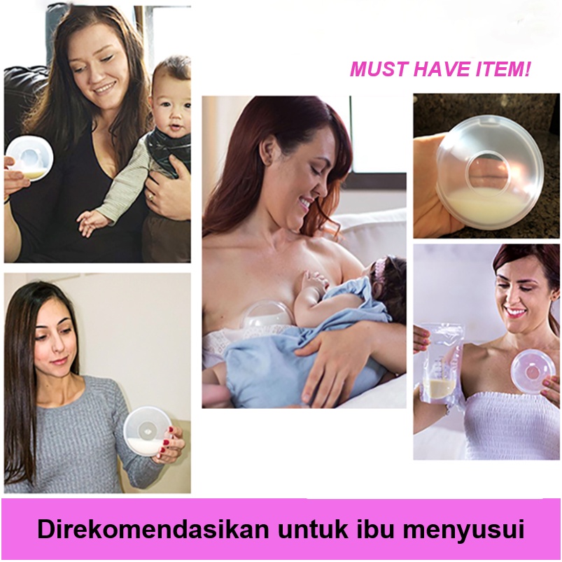 LIGERA Wadah Penampung ASI Silicone Breast Milk Saver Collection Collector Shell Alternatif Breast Pad - 1 Pcs