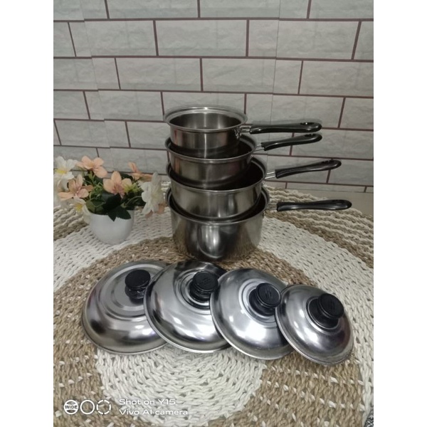 Jual Panci Set Tutup In Sebaguna Panci Stainless Steel Panci