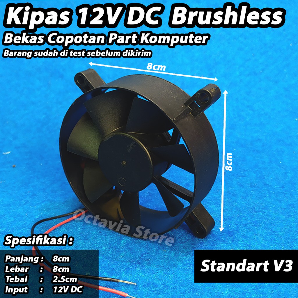 Kipas Fan Pendingin DC 12V 8CM