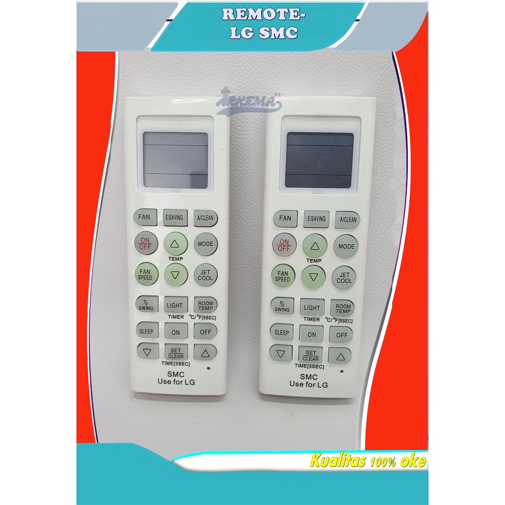 REMOTE CONTROL AC LG 0.5PK SAMPAI 2.5PK | REMOT KONTROL AC LG UNIVERSAL / MULTI