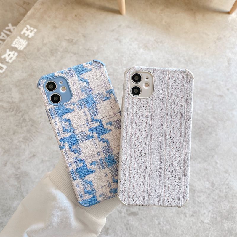 INS Weaving Style Soft Case OPPO A53 A33 A5 A9 A31 2020 A7 A5S A12 A11K A3S A15 A15S A35 A52 A92 A83 F9 Pro F11 A91 C1 Casing VIVO Y11 Y12 Y12i Y15 Y17 Y19 Y20 Y20i Y20S Y12S Y50 Y30 Y30i Y83 Y81 Y93 Y91C V5 V5S V9 V15 S1 V20 Pro-3