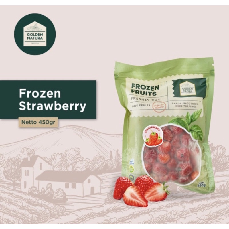 

Golden Natura Frozen Strawberry (Buah Strawberry Beku Premium)