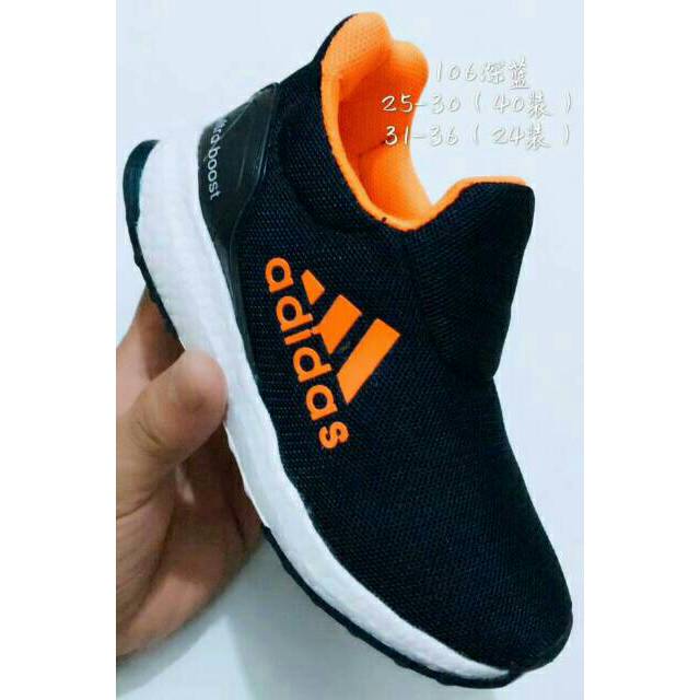 Sepatu anak Adidas ultrabost kids slip on slop sport running casual sekolah