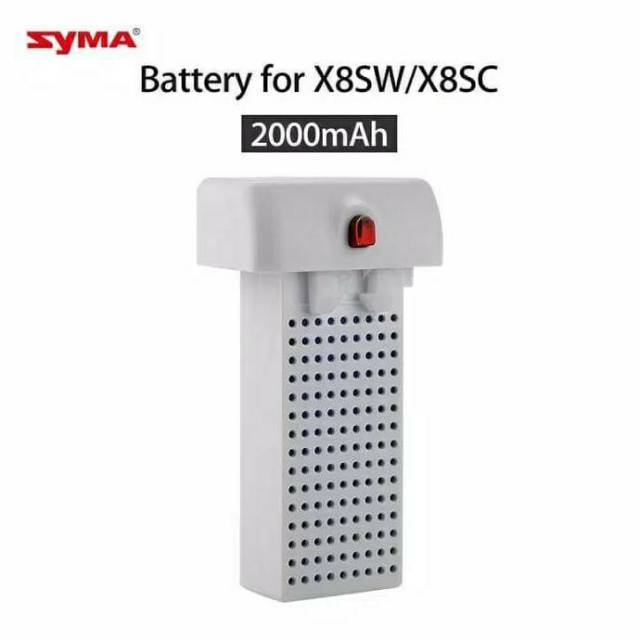 BATTERY SYMA X8SW X8PRO X8SC BATERAI 7.4V 2000MAH ORIGINAL AX