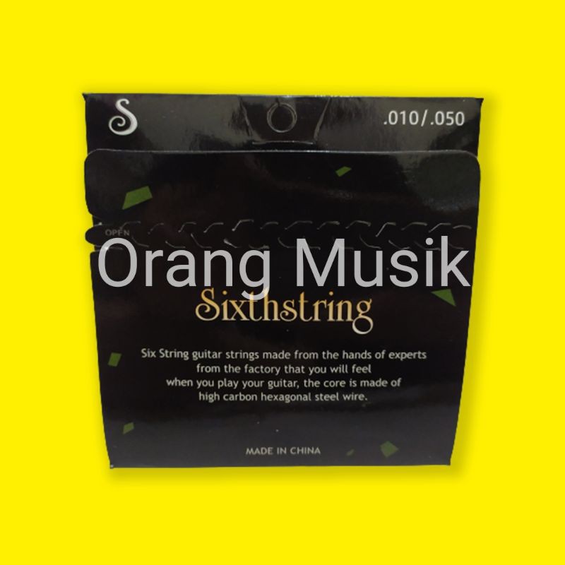 Senar Gitar Akustik Sixth String SA 010 Import - Senar Sixthstring Ukuran 010-050