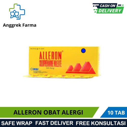 ALERON TABLET/OBAT ALERGI/OBAT GATAL