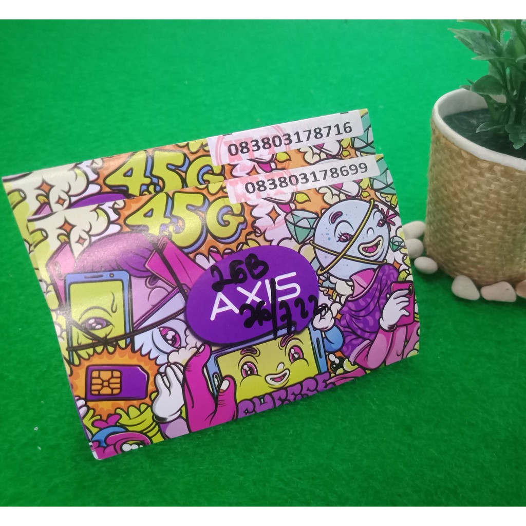 Kartu perdana axis 2 GB