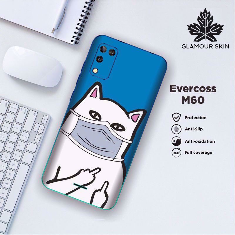 *(Dapat2PCS)* EVERCOSS M60 Garskin Case/Stiker Protector Motif RINDIP