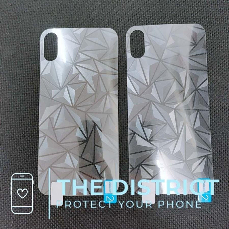 SKIN DIAMOND BACK IPHONE X XS XR XS MAX IPHONE 11 11 PRO 11 PROMAX 12 12 PRO 12 MINI 13 MINI 13 PRO 13 PROMAX 14 14 PLUS 14 PRO 14 PRO MAX 15 ANTI GORES BELAKANG GARSKIN MOTIF SPIRAL 3D DIAMOND ANTI JAMUR PELINDUNG BELAKANG ANTI BARET XSMAX