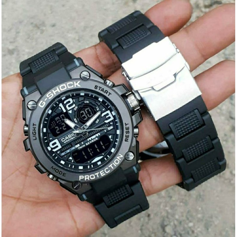 Jam Tangan Gst8600 Jam Tangan_G_Shock_8600 GLS8600 Jam Tangan Rubber Rantai Mika Anti Air