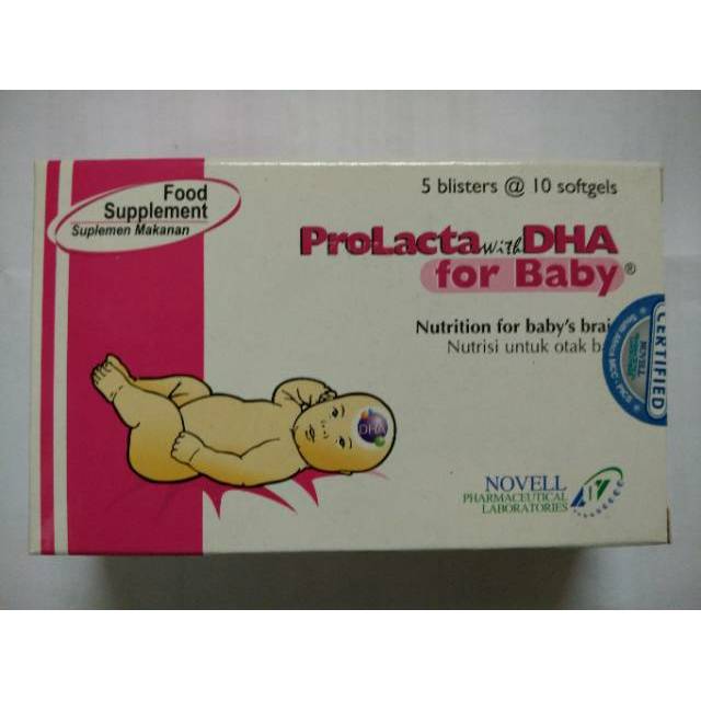 Vitamin anak 1 strip, PROLACTA DHA for Baby, kecerdasan ...