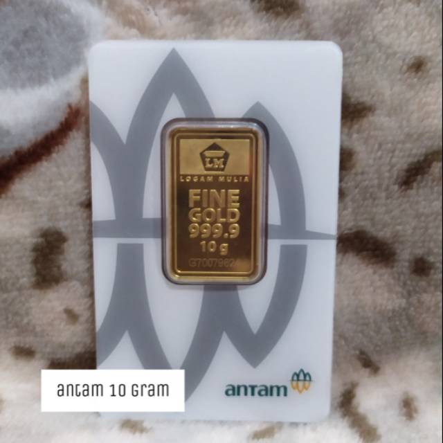 Certieye Antam 10 gram press 2020