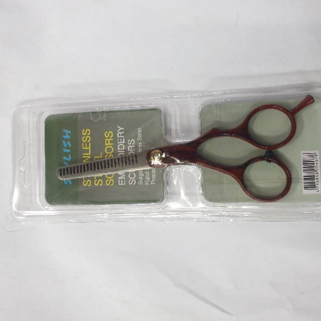 GUNTING RAMBUT SASAK BABAT BAGUS  STYLISH STAINLESS STEEL SCISSORS Original