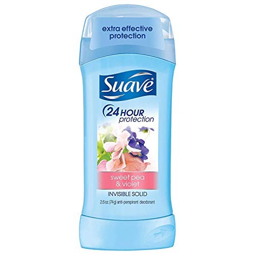 Suave Deodorant 24Hour Invisible Solid - SWEET PEA & VIOLET (74g)