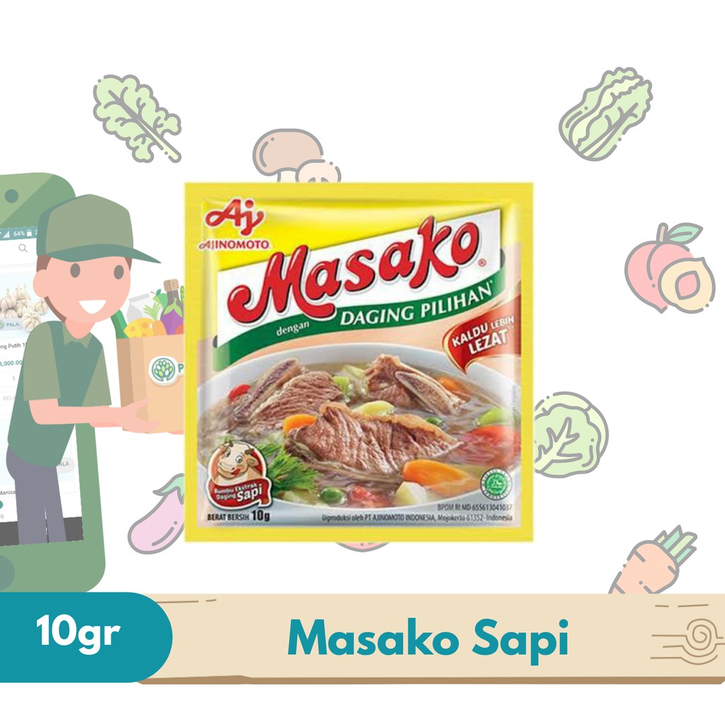 

Masako Sapi Sachet isi 12