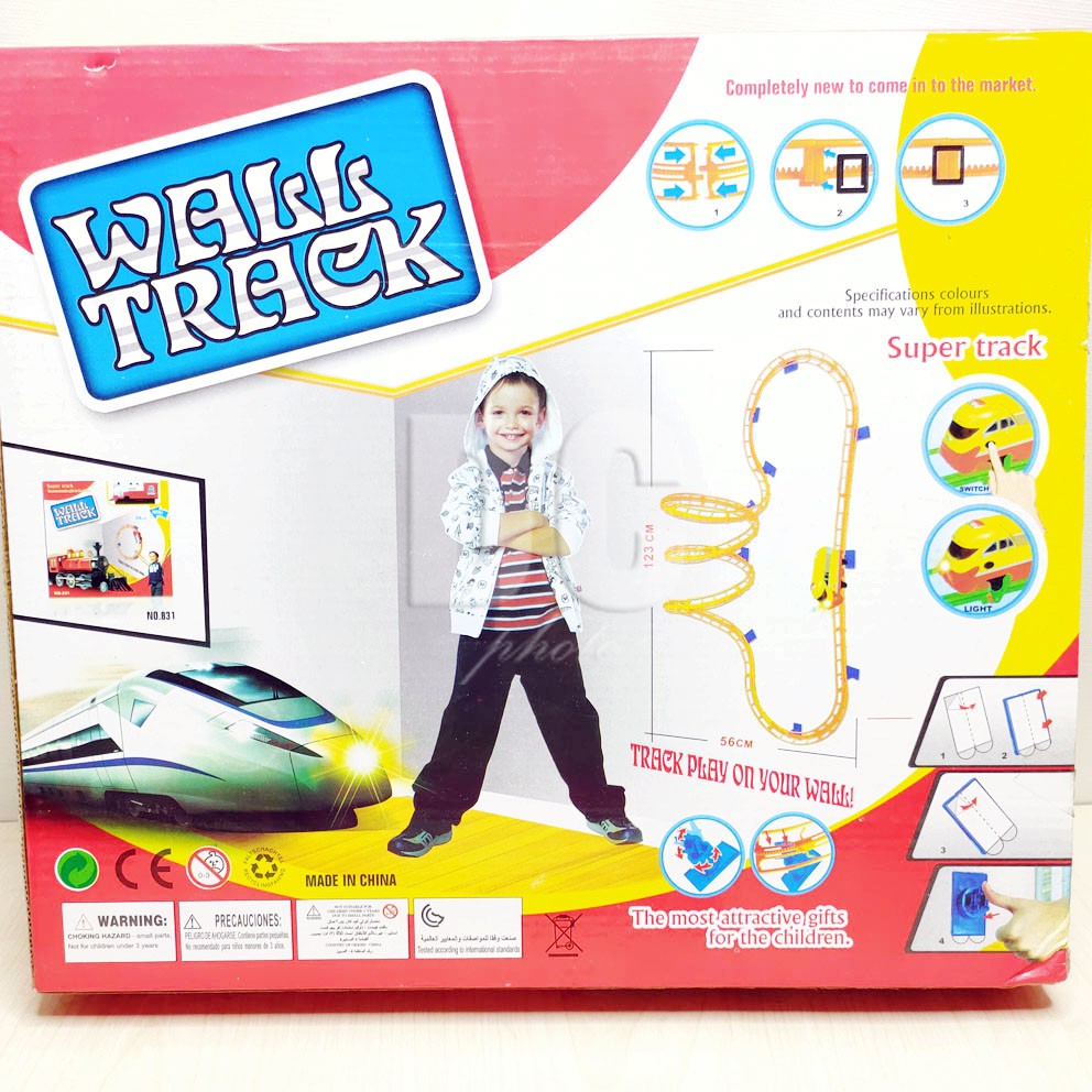 Wall Track 832 Mainan Lintasan Dinding Kereta Api