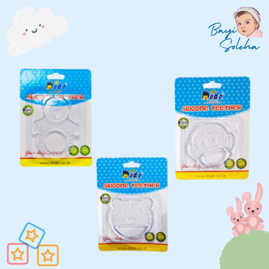 Dodo Silicone Teether / Gigitan Bayi Silikon