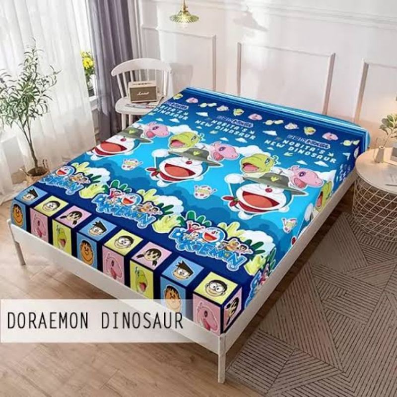 Sprei Waterproof Monalisa Doraemon