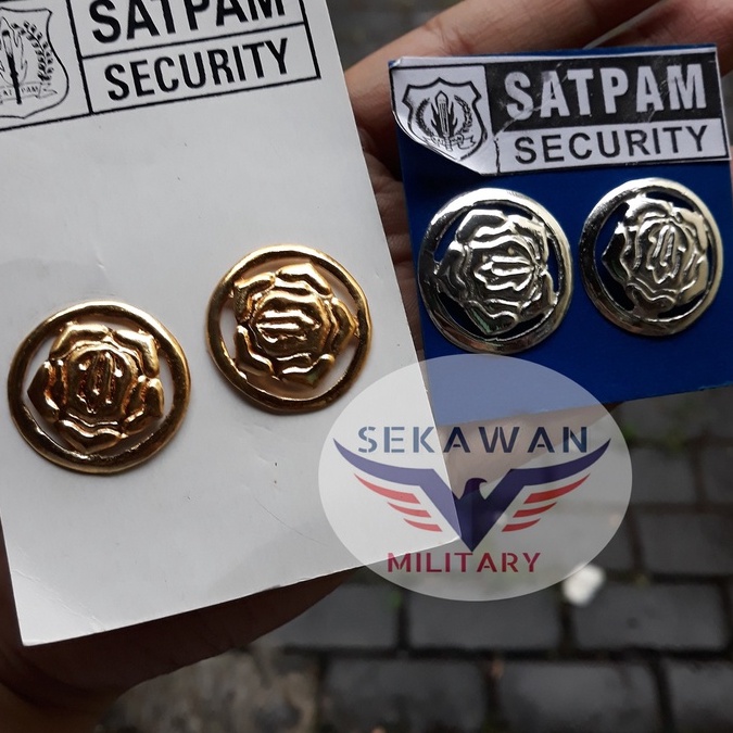 Pin Monogram Satpam Monogram Satpam Security Terbaru