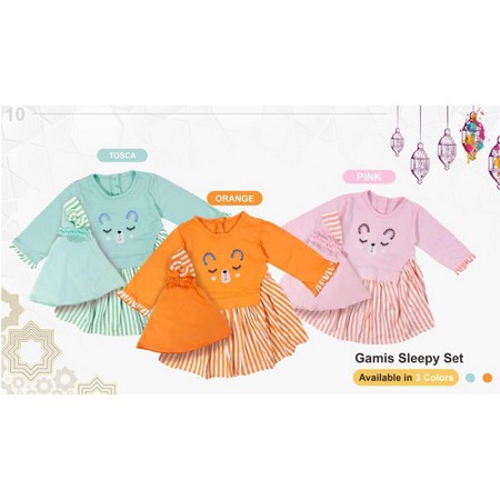 GAMIS BAYI VINATA SLEEPY SET / GAMIS BAYI MURAH / GAMIS SLEEPY SET