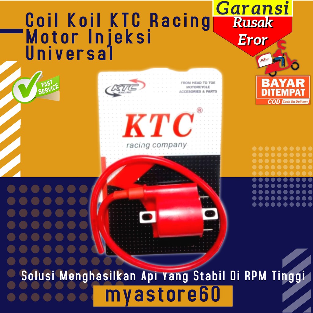 Coil Koil KTC Racing Motor Injeksi Universal Sparepart Aksesoris Variasi Motor